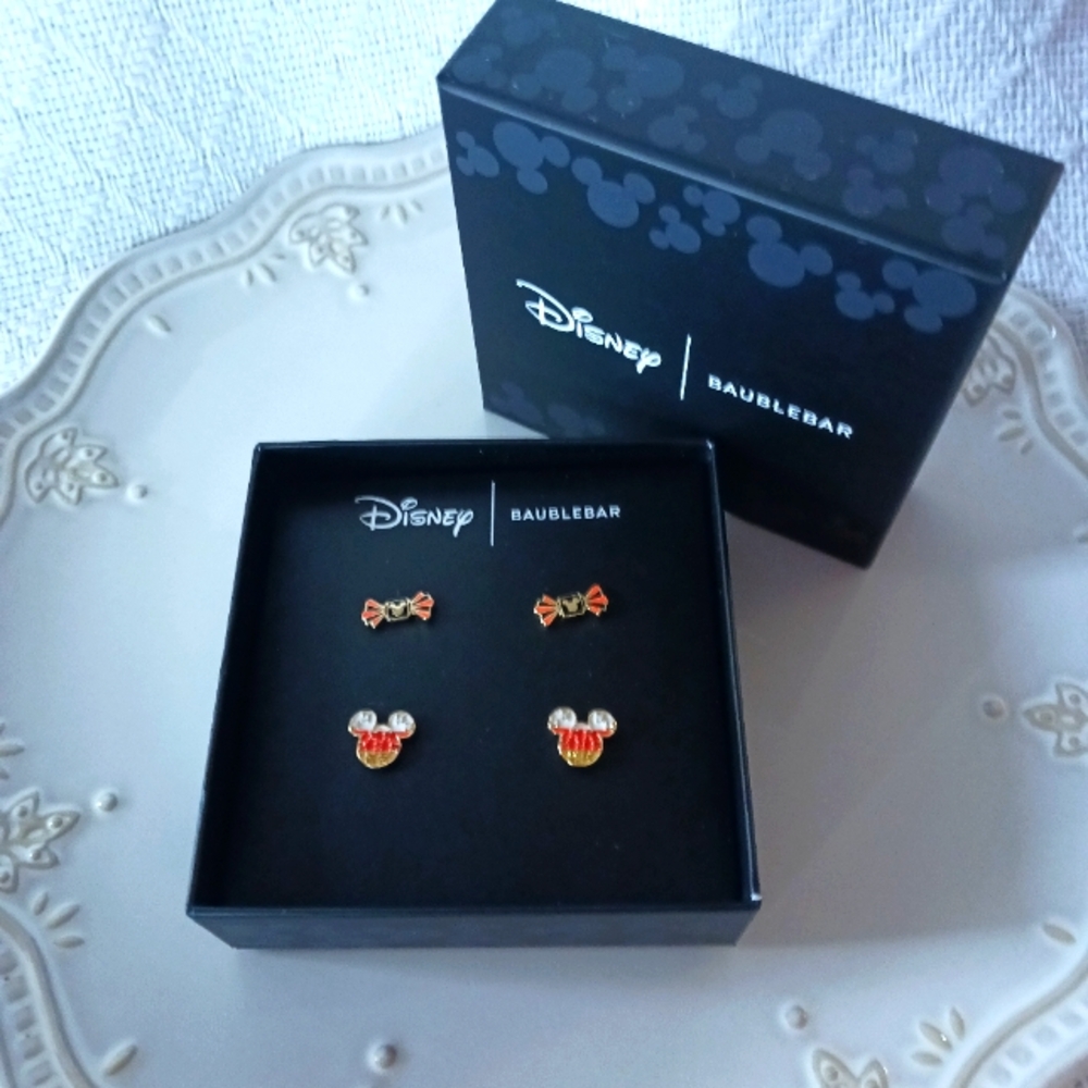 Baublebar × Disney Mickey Mouse Halloween Candy & Candy Corn Earrings Two Sets